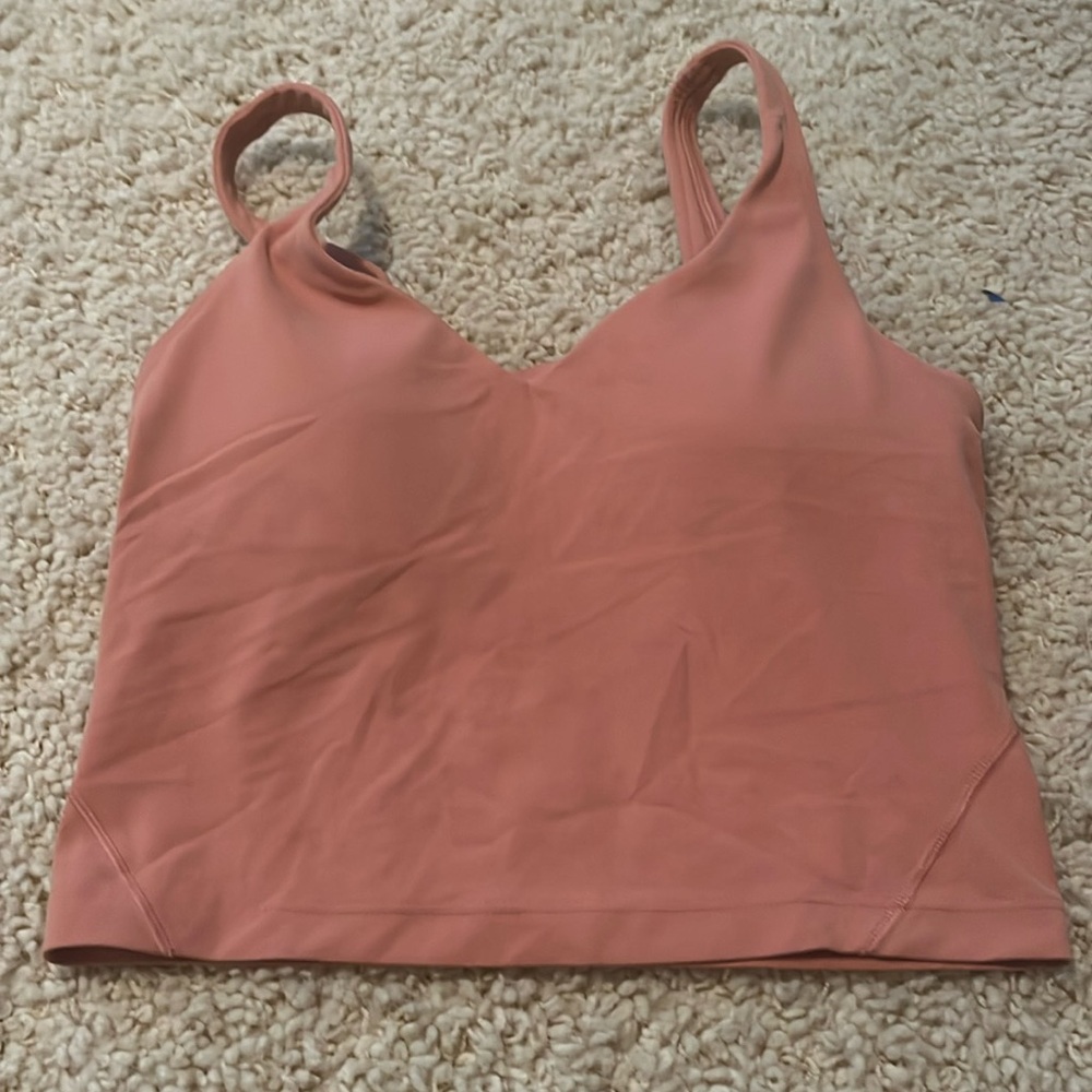 Lululemon align tank pink cropped
